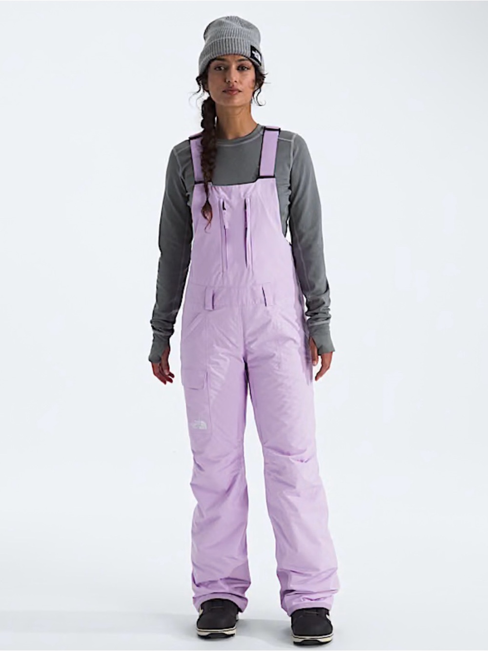 NWT The North Face Women’s Lavender DryVent Ski Snow Bib Overalls Size S/P - Picture 1 of 10